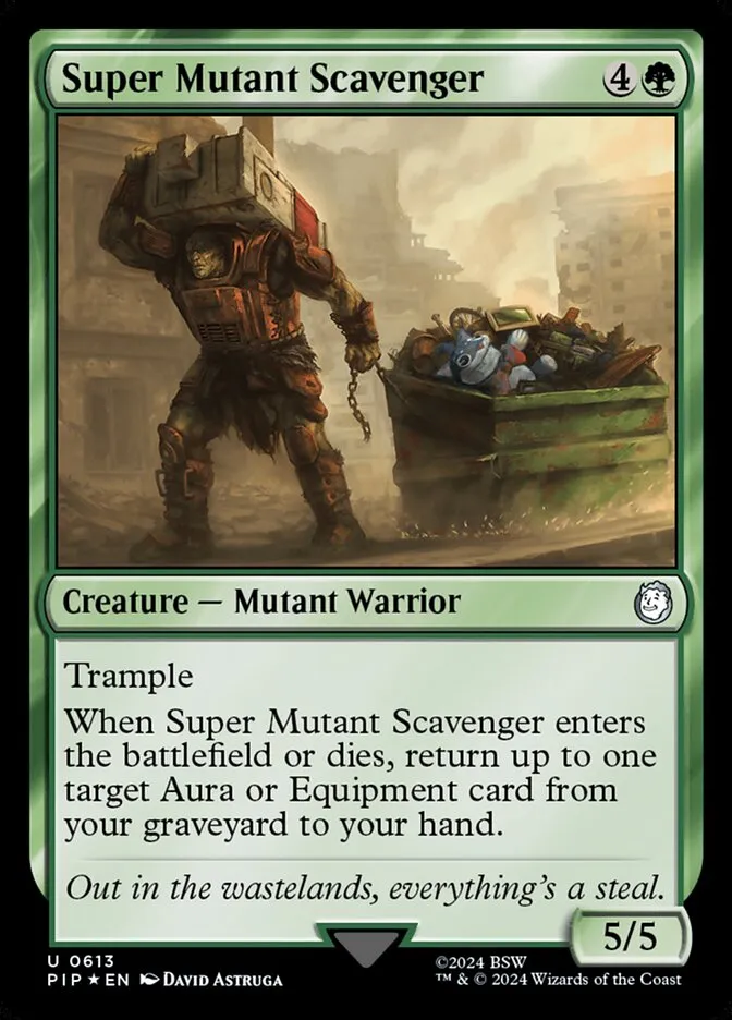 2024 Fallout Super Mutant Scavenger uncommon #613 uncommon card image
