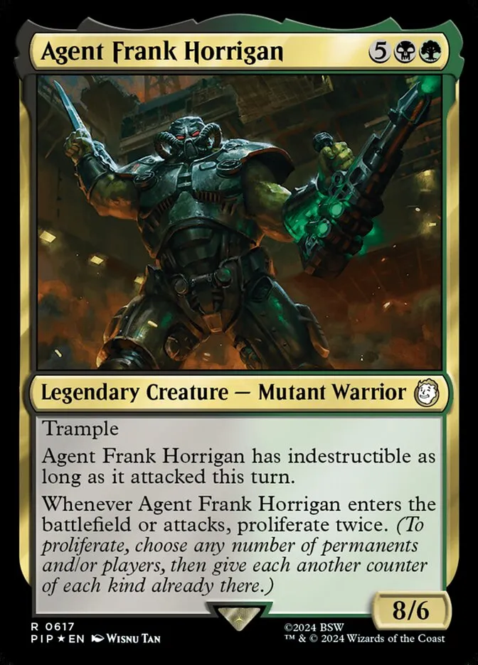 2024 Fallout Agent Frank Horrigan #617 rare card image