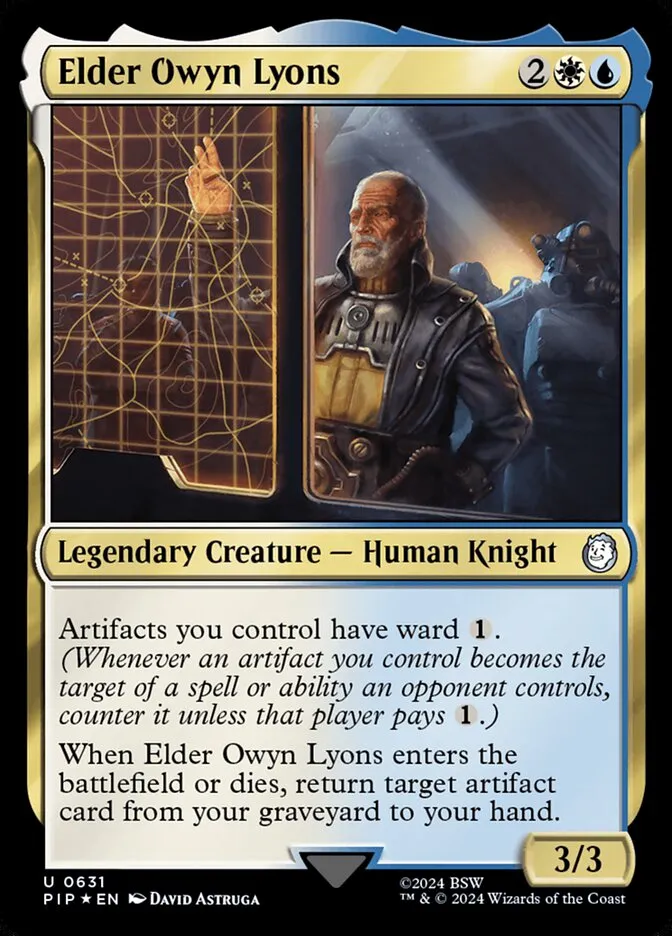 2024 Fallout Elder Owyn Lyons uncommon #631 uncommon card image