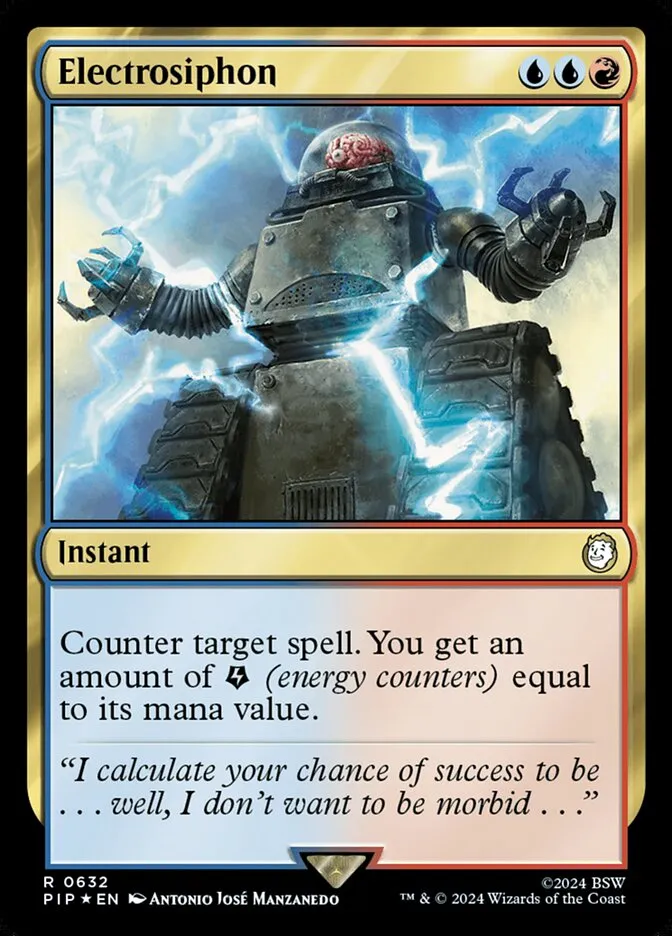 2024 Fallout Electrosiphon rare #632 rare card image