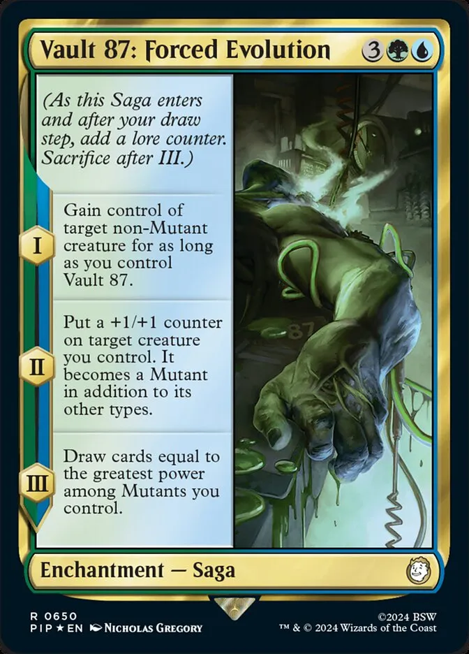 2024 Fallout Vault 87: Forced Evolution rare #650 rare card image