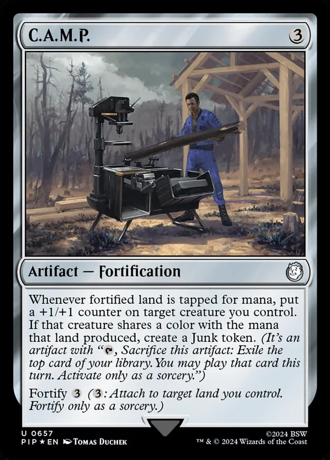 2024 Fallout C.A.M.P. uncommon #657 uncommon card image