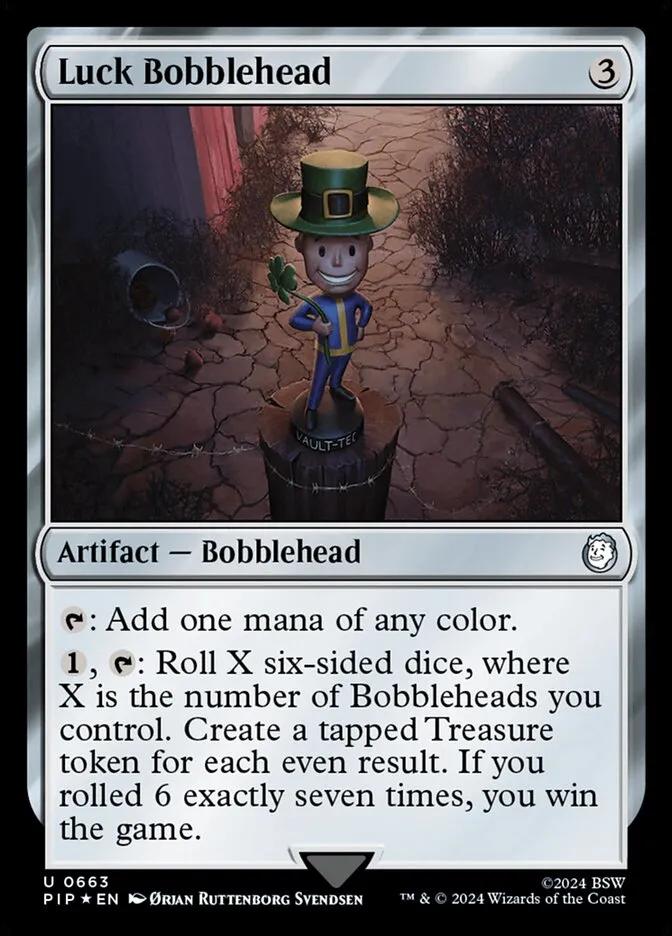 2024 Fallout Luck Bobblehead uncommon #663 uncommon card image