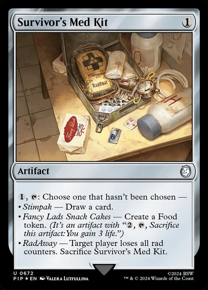 2024 Fallout Survivor's Med Kit uncommon #672 uncommon card image