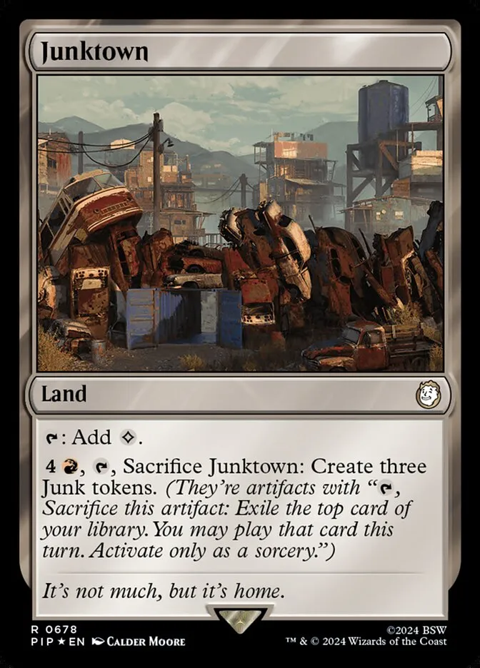 2024 Fallout Junktown rare #678 rare card image