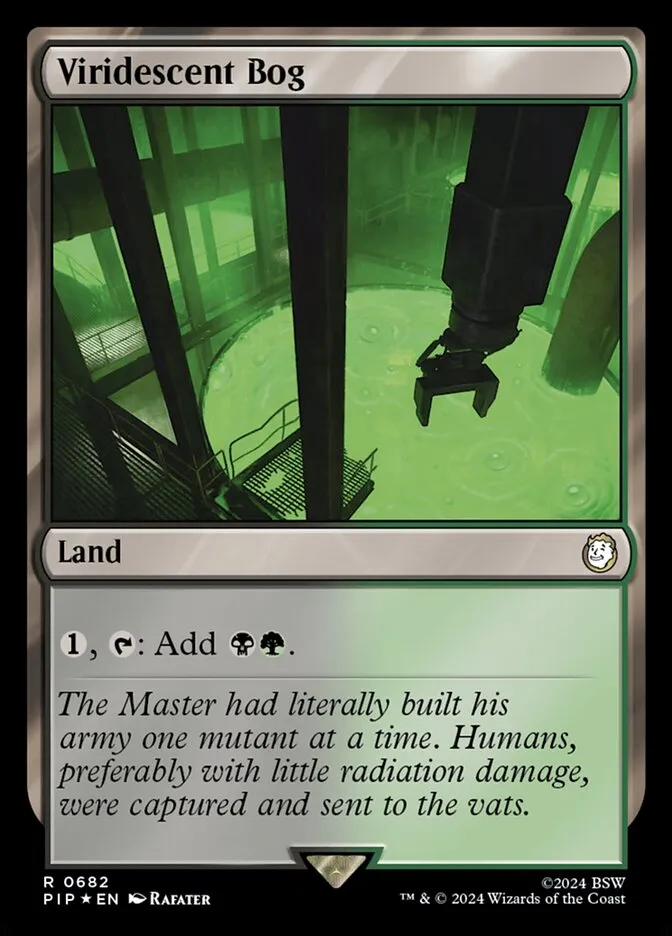2024 Fallout Viridescent Bog rare #682 rare card image