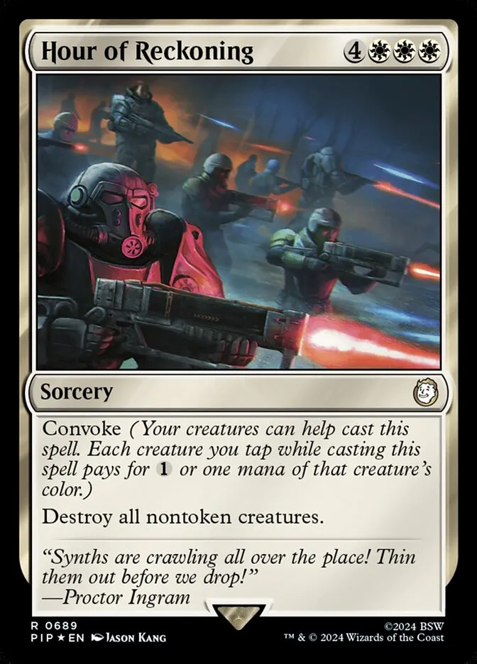2024 Fallout Hour of Reckoning #689 rare card image