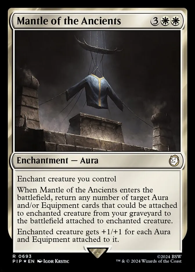 2024 Fallout Mantle of the Ancients #693 rare card image