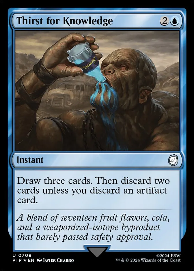 2024 Fallout Thirst for Knowledge uncommon #708 uncommon card image