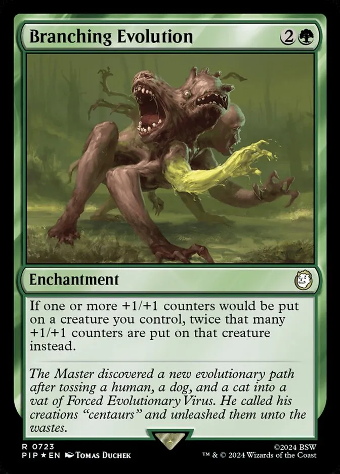 2024 Fallout Branching Evolution rare #723 rare card image