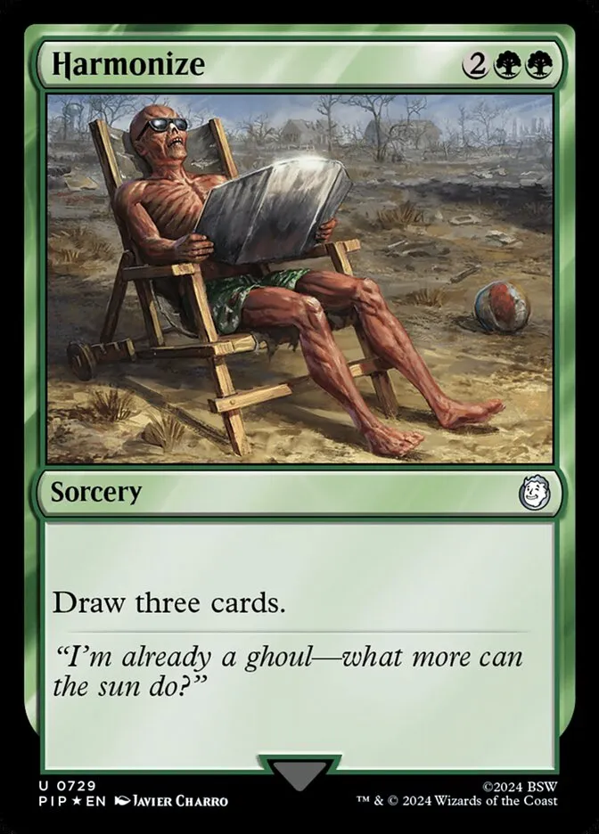 2024 Fallout Harmonize uncommon #729 uncommon card image