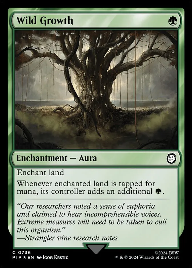 2024 Fallout Wild Growth #736 common card image