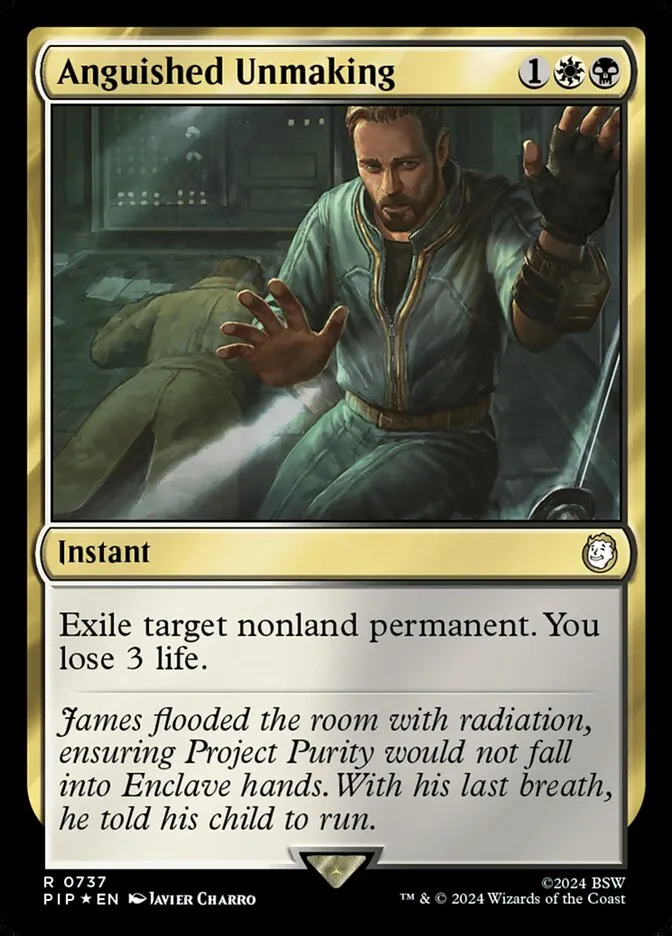 2024 Fallout Anguished Unmaking #737 rare card image