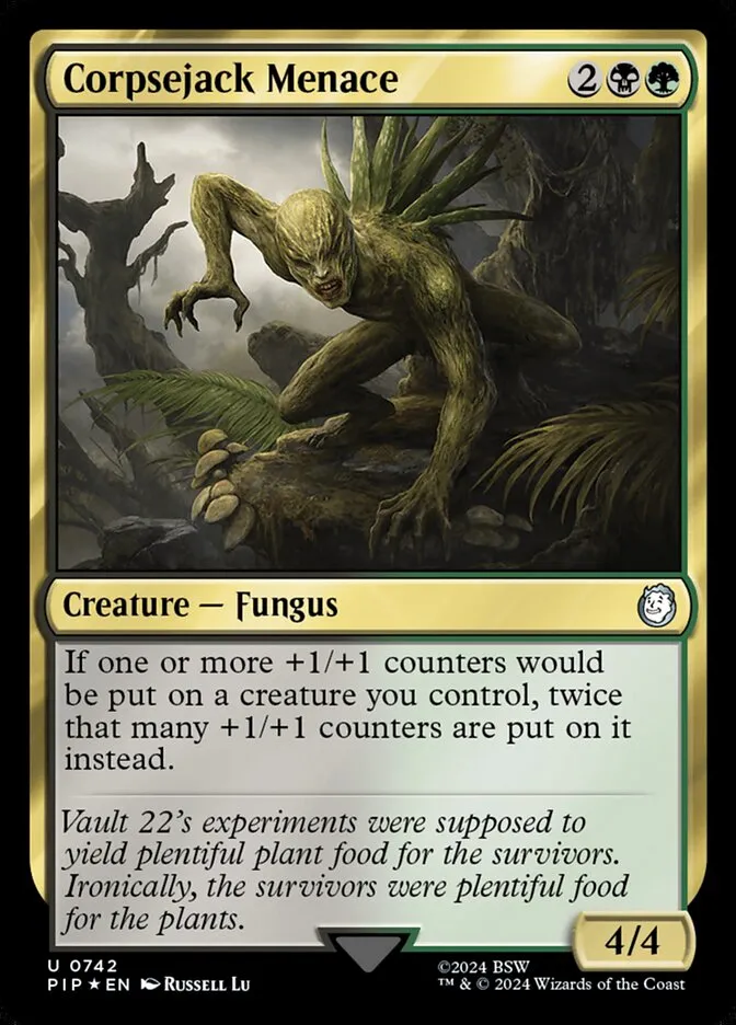 2024 Fallout Corpsejack Menace uncommon #742 uncommon card image