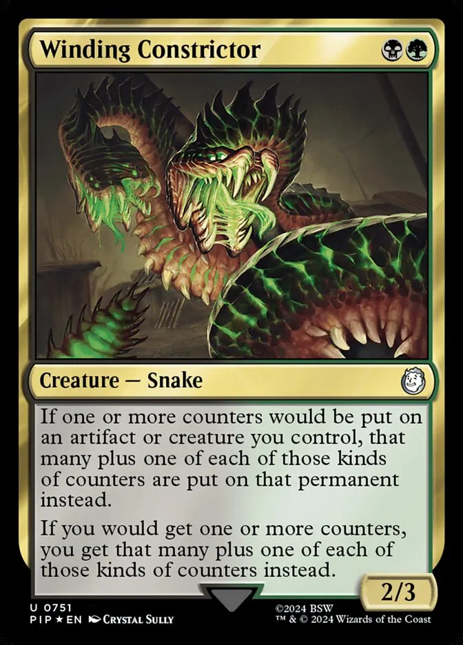 2024 Fallout Winding Constrictor uncommon #751 uncommon card image