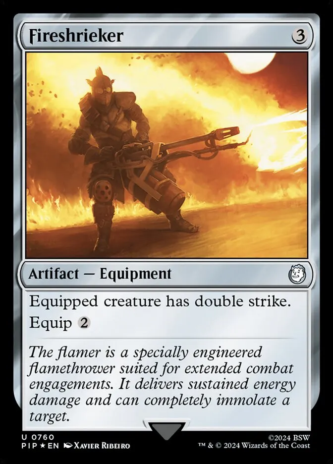 2024 Fallout Fireshrieker #760 uncommon card image