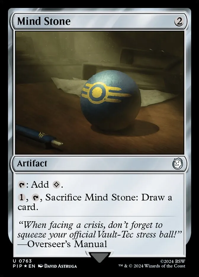 2024 Fallout Mind Stone #763 uncommon card image