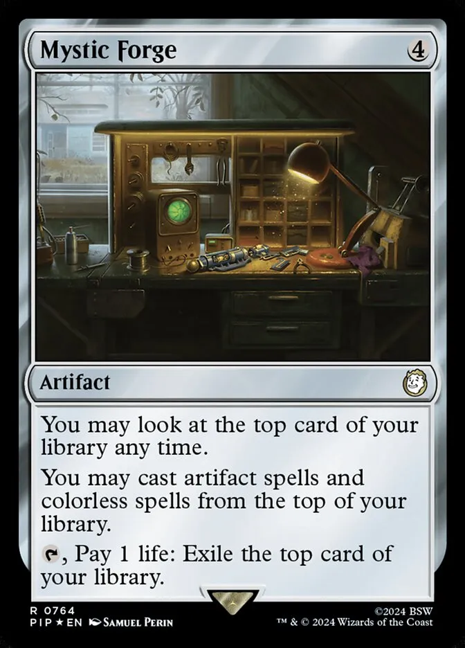 2024 Fallout Mystic Forge rare #764 rare card image