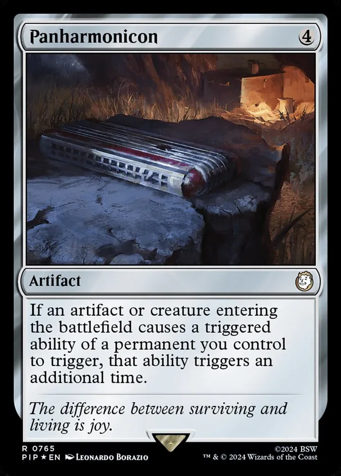 2024 Fallout Panharmonicon rare #765 rare card image