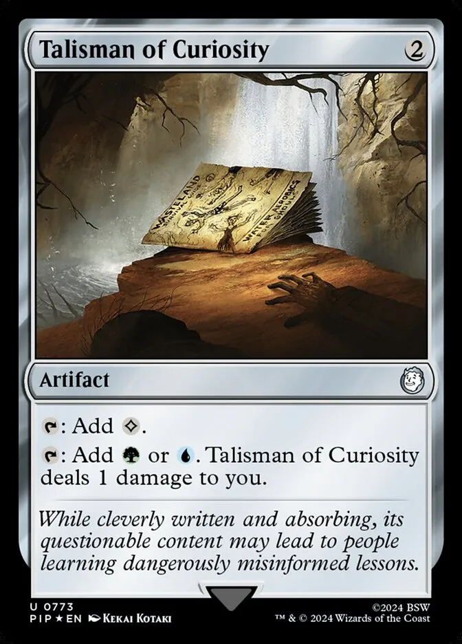 2024 Fallout Talisman of Curiosity #773 uncommon card image