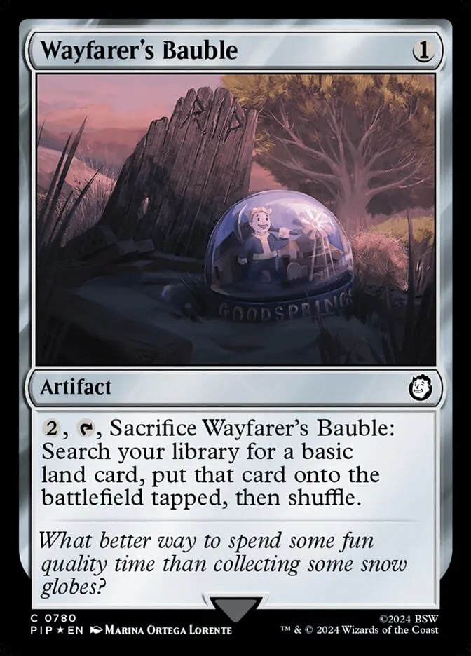 2024 Fallout Wayfarer's Bauble common #780 common card image