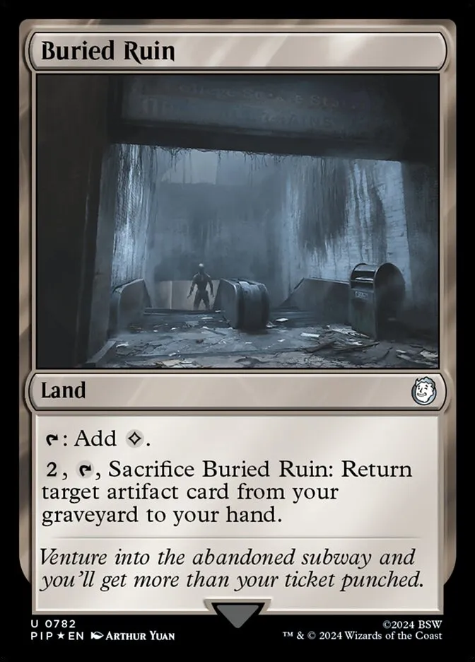 2024 Fallout Buried Ruin uncommon #782 uncommon card image