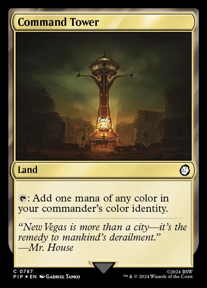 2024 Fallout Command Tower common #787 common card image
