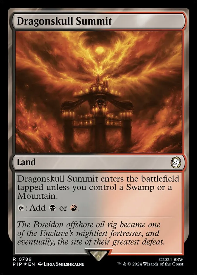 2024 Fallout Dragonskull Summit rare #789 rare card image