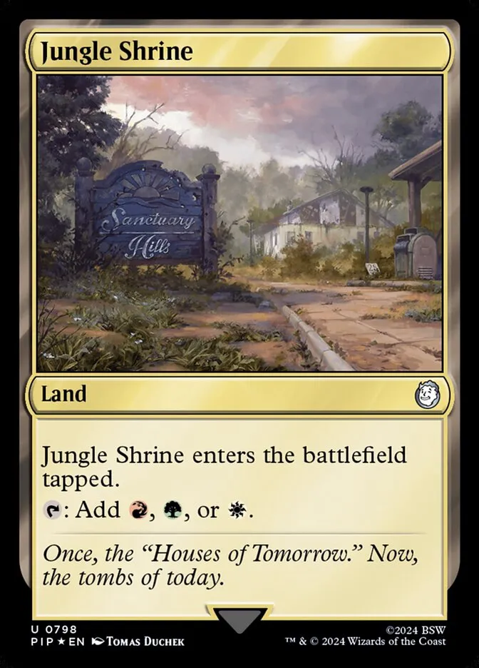 2024 Fallout Jungle Shrine uncommon #798 uncommon card image