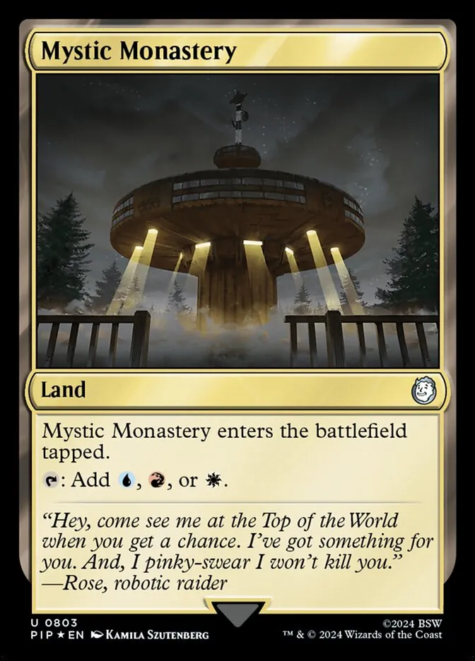2024 Fallout Mystic Monastery uncommon #803 uncommon card image