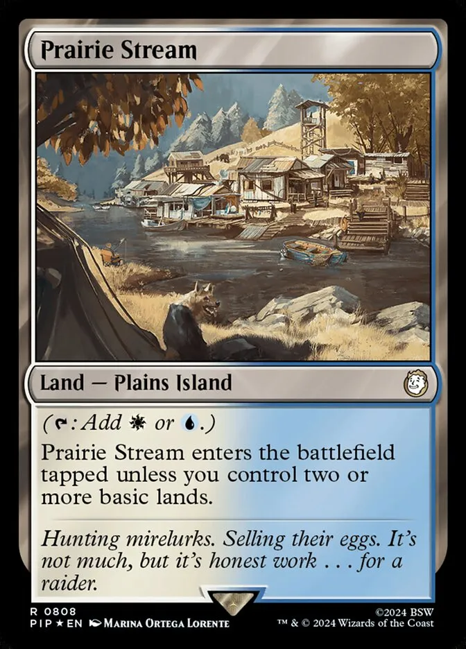 2024 Fallout Prairie Stream rare #808 rare card image