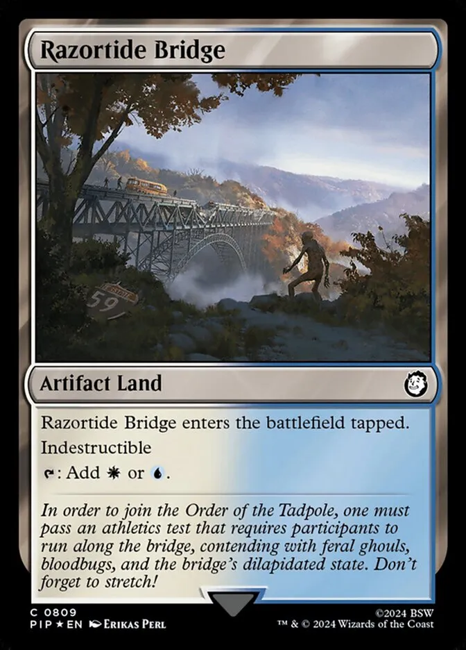 2024 Fallout Razortide Bridge common #809 common card image