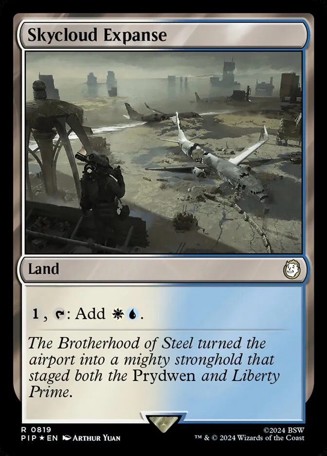 2024 Fallout Skycloud Expanse rare #819 rare card image