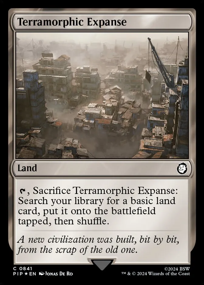 2024 Fallout Terramorphic Expanse common #841 common card image