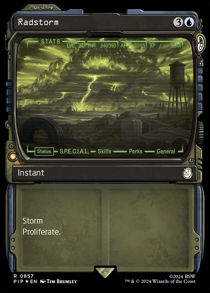 2024 Fallout Radstorm rare #857 rare card image