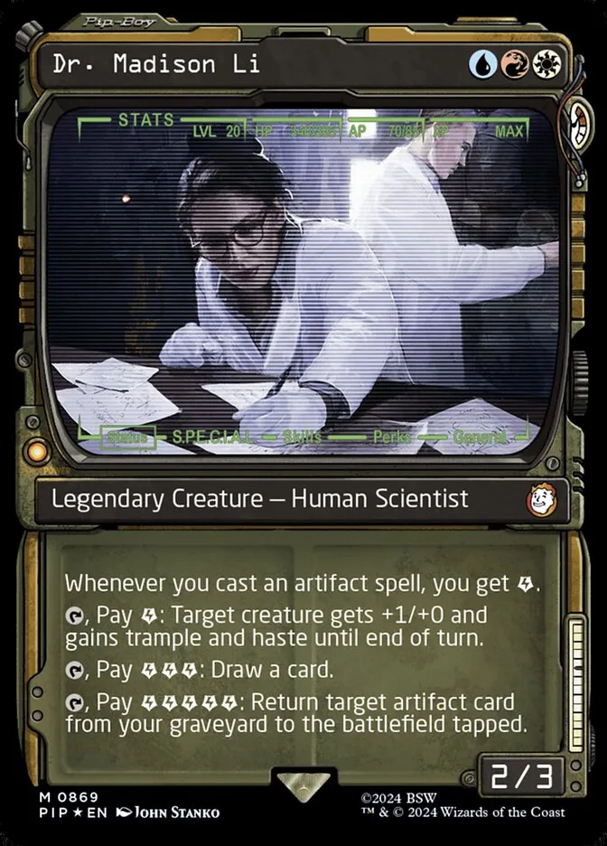 2024 Fallout Dr. Madison Li mythic #869 mythic card image