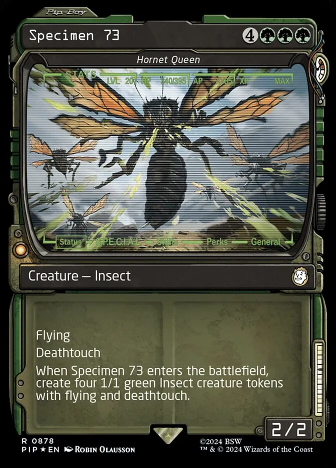 2024 Fallout Hornet Queen #878 rare card image