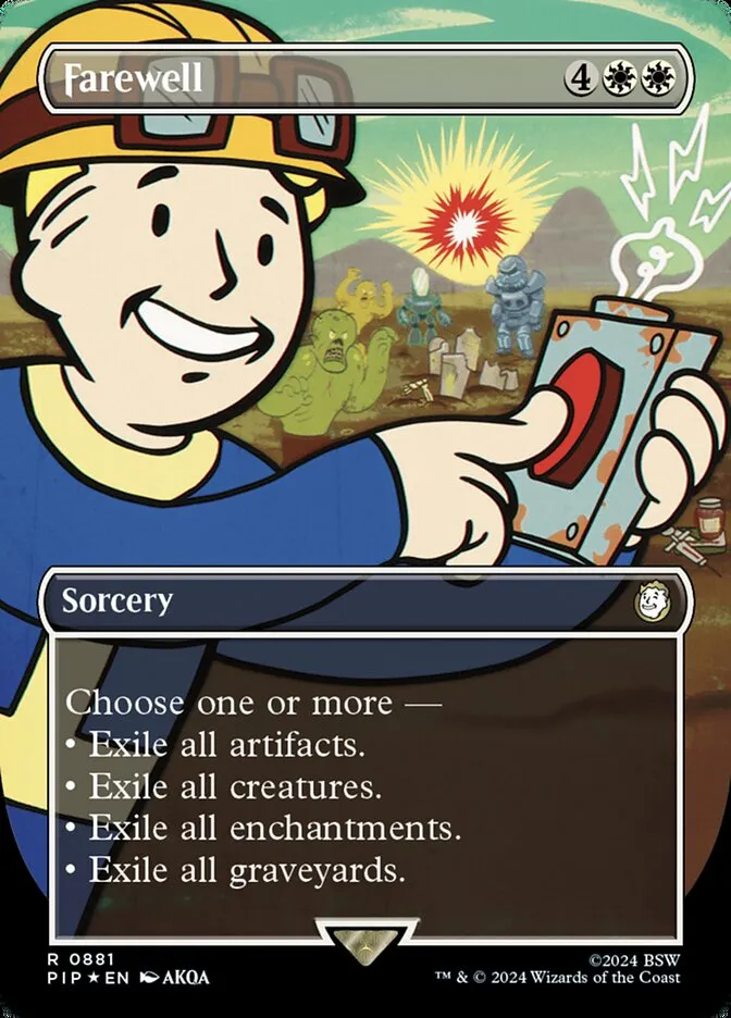 2024 Fallout Farewell #881 rare card image