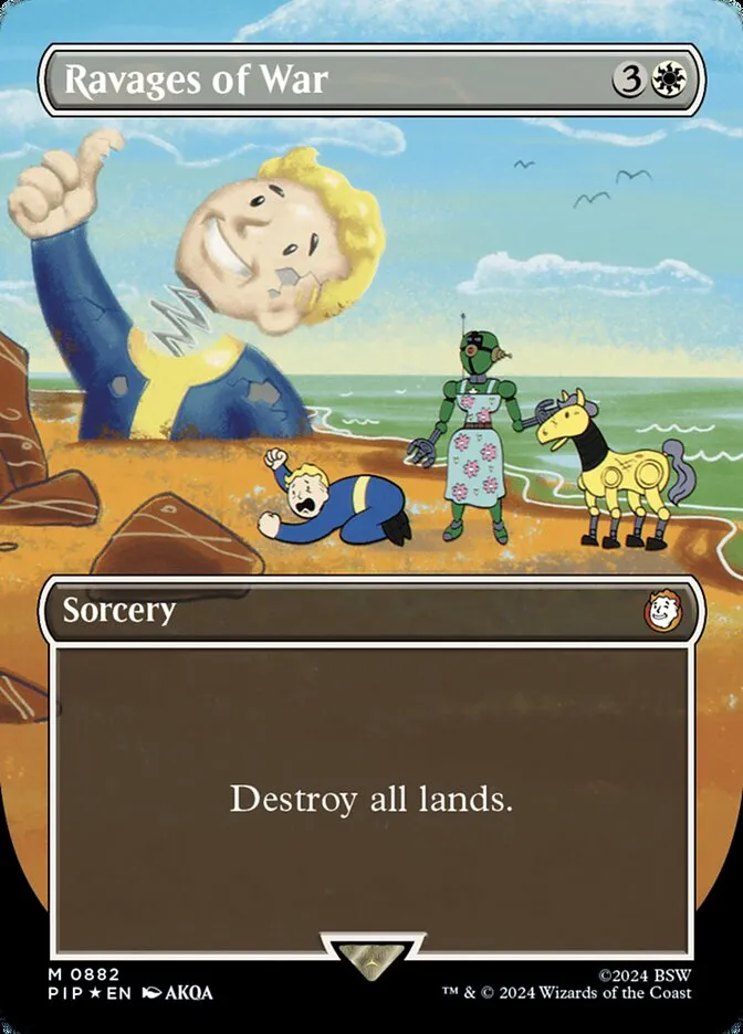 2024 Fallout Ravages of War mythic #882 mythic card image