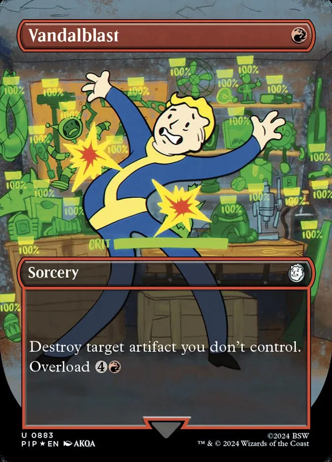 2024 Fallout Vandalblast uncommon #883 uncommon card image