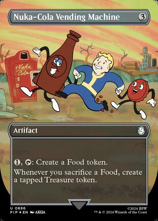 2024 Fallout Nuka-Cola Vending Machine uncommon #886 uncommon card image