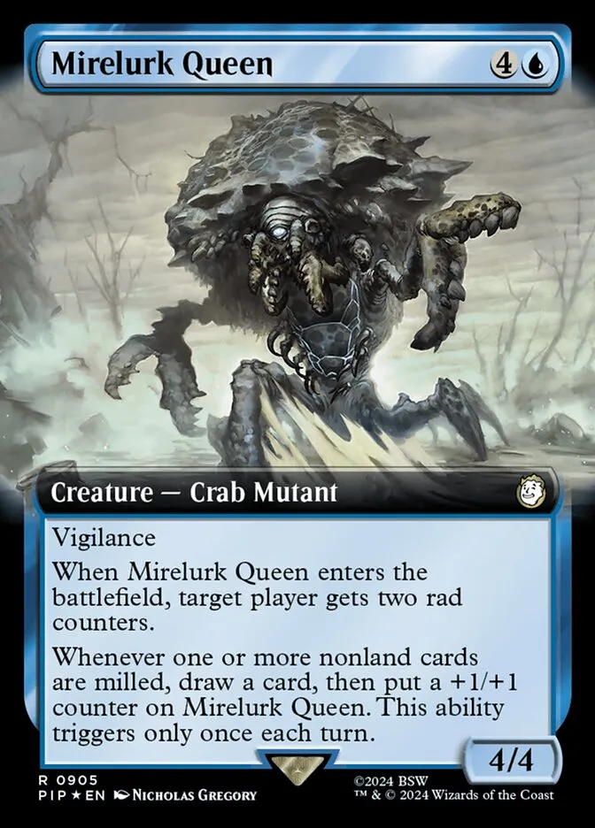 2024 Fallout Mirelurk Queen #905 rare card image