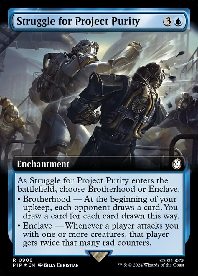 2024 Fallout Struggle for Project Purity rare #908 rare card image