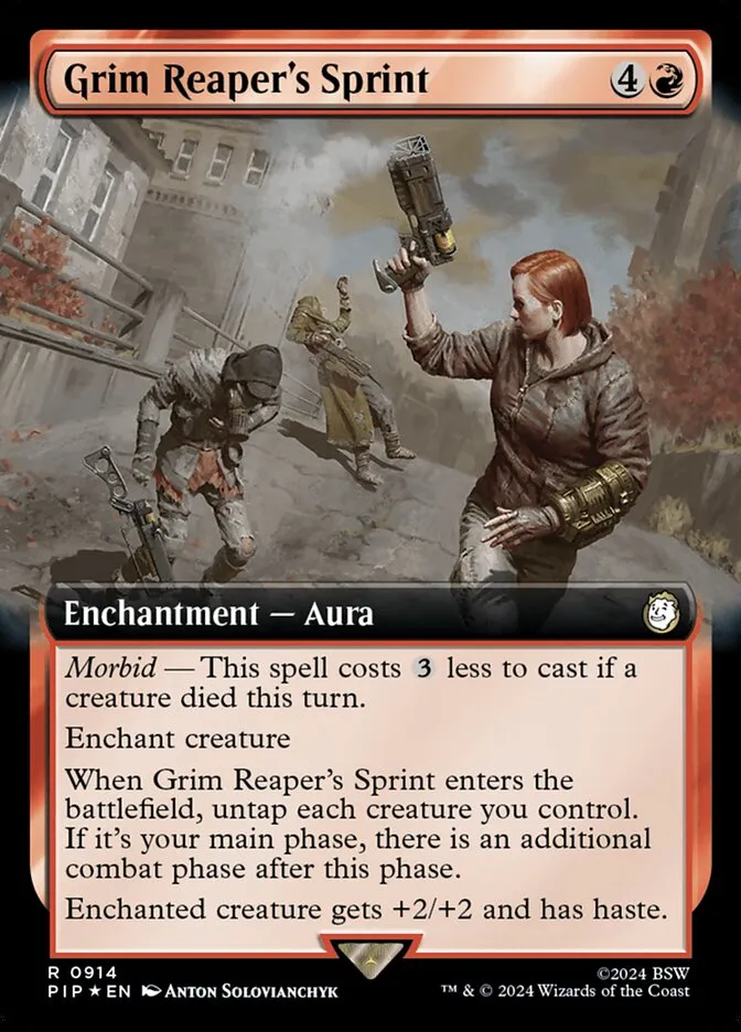 2024 Fallout Grim Reaper's Sprint #914 rare card image