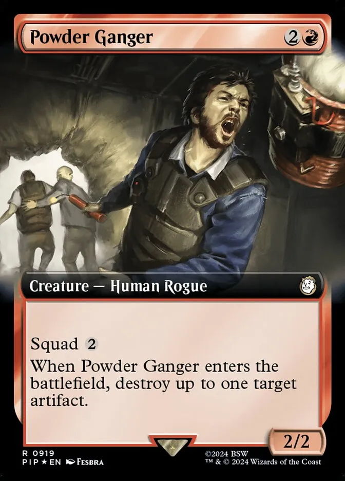 2024 Fallout Powder Ganger #919 rare card image