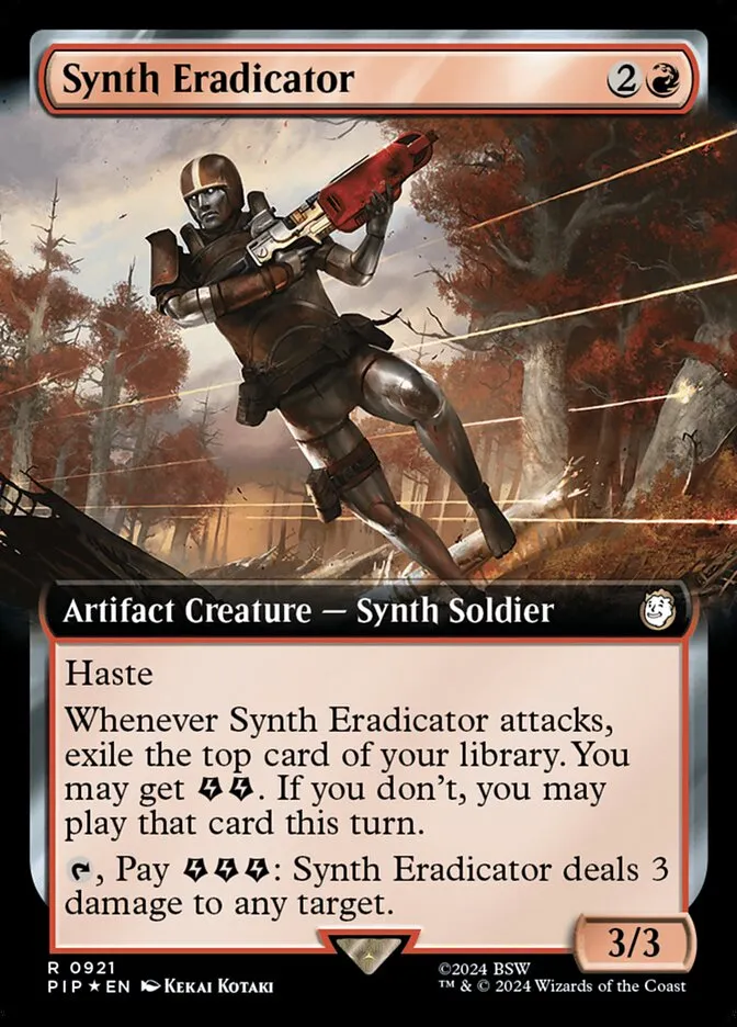 2024 Fallout Synth Eradicator rare #921 rare card image