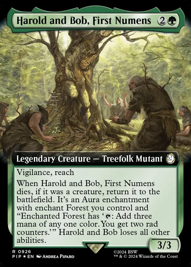 2024 Fallout Harold and Bob, First Numens #926 rare card image