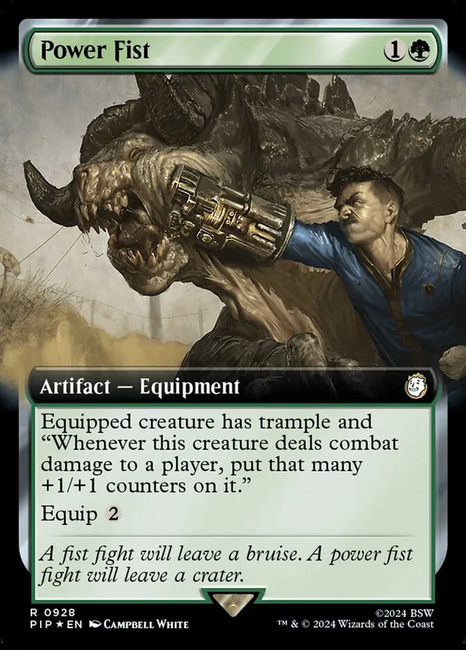 2024 Fallout Power Fist #928 rare card image