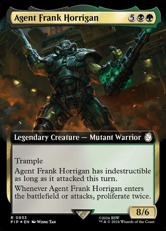 2024 Fallout Agent Frank Horrigan #933 rare card image