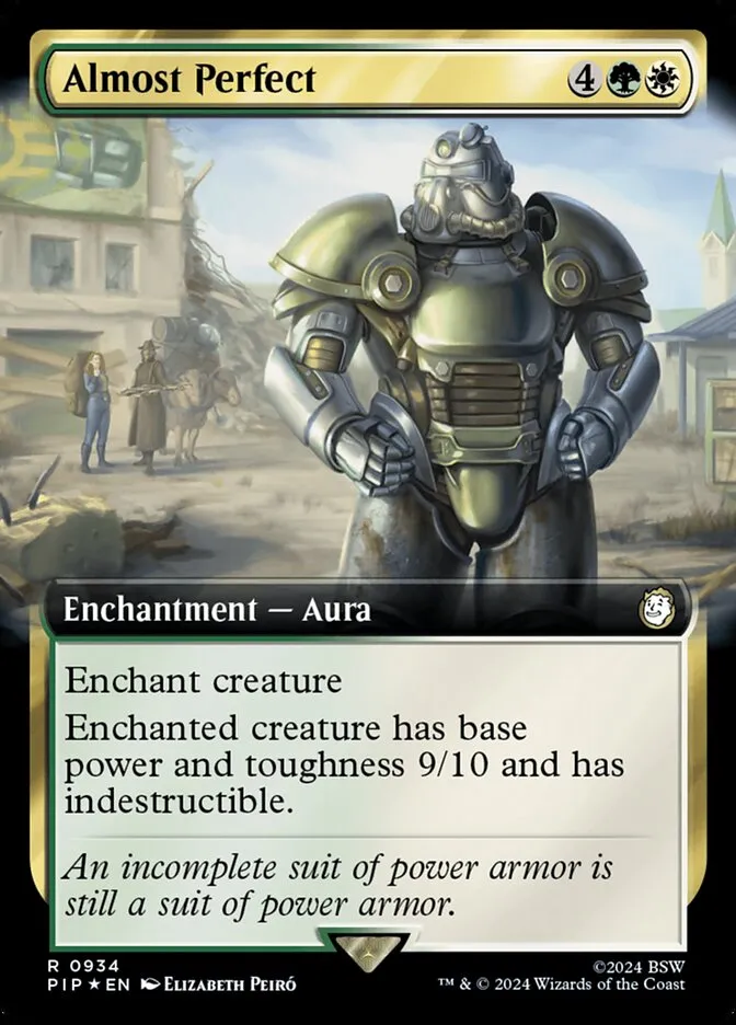 2024 Fallout Almost Perfect rare #934 rare card image